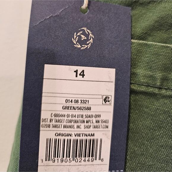 Universal Thread Goods Co. Highest Rise Wide Leg Green Jeans 14 Waist 32 Reg - Picture 8 of 9
